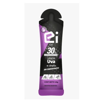 Gel Energetico EI x 46gr con Cafeina - Sabor Uva
