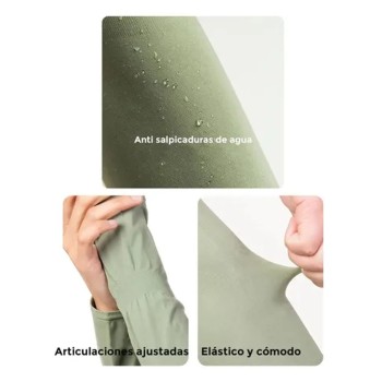 Manguitas Anti UV Color Azul - Aonijie