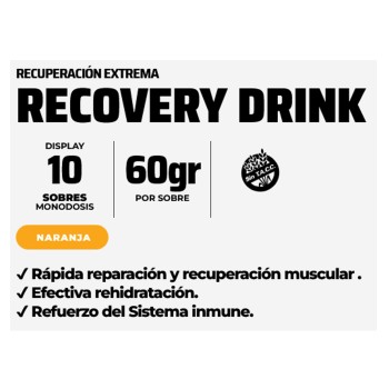 Recovery Drink x 60gr Sabor Naranja - Nutremax