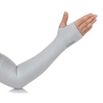 Manguitas Anti UV Color Gris - Aonijie