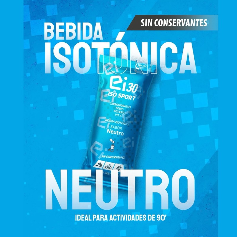 Isotonica Iso Sport EI - Sabor Neutro - En Polvo Monodosis